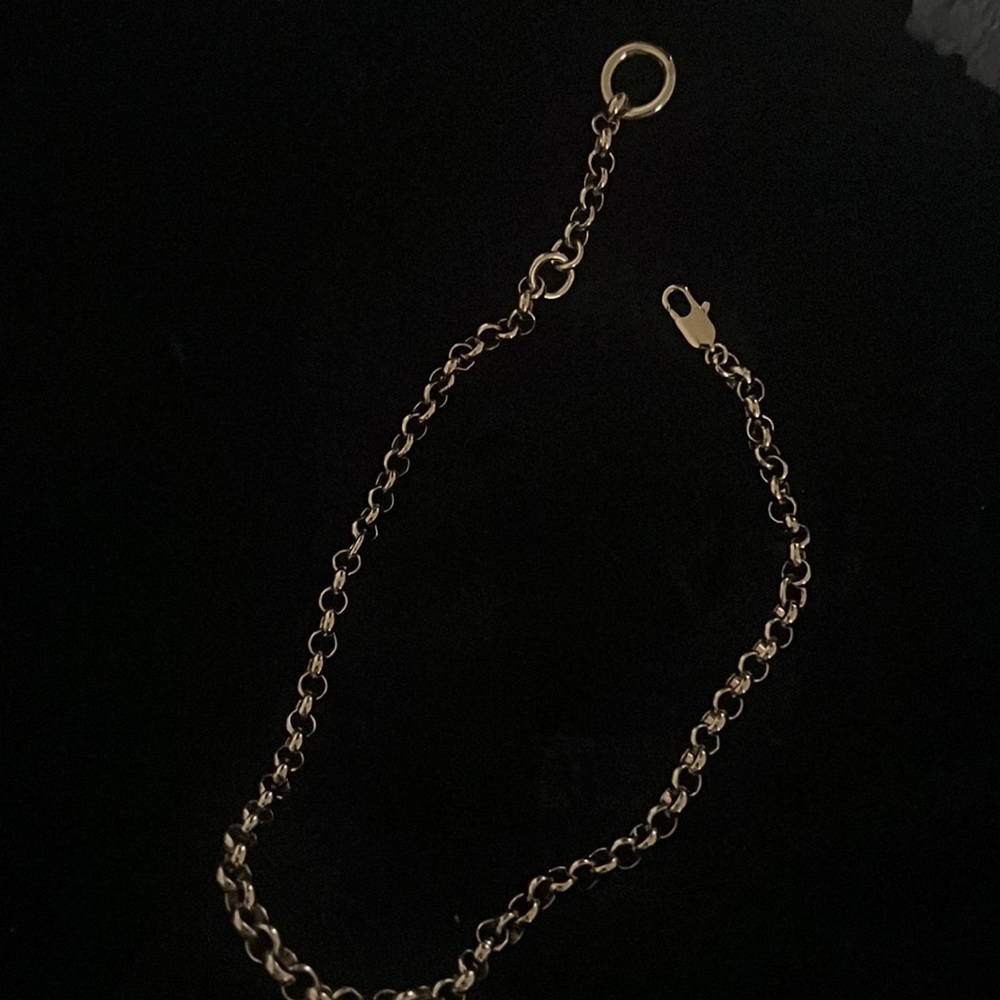 VIRAL🧿FROM JEWLER GOLD LINK CHARM NECKLACE 🧿